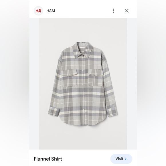 H&M Tops - NEW H&M Plaid flannel